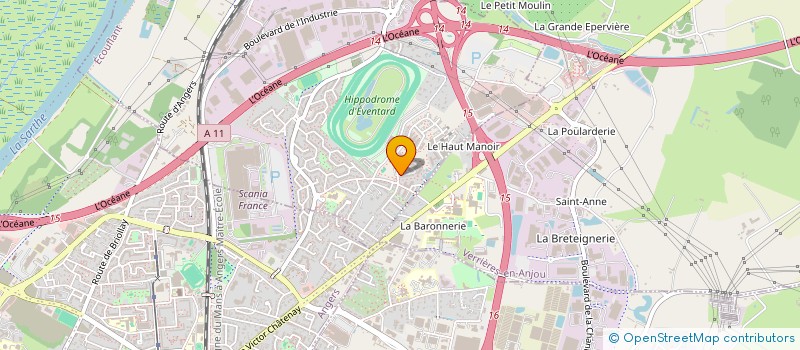 localisation de l'entreprise LE NID'OLIVIER  ECOUFLANT