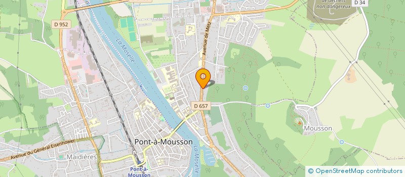 localisation de l'entreprise LE NID PERCHE  PONT-A-MOUSSON