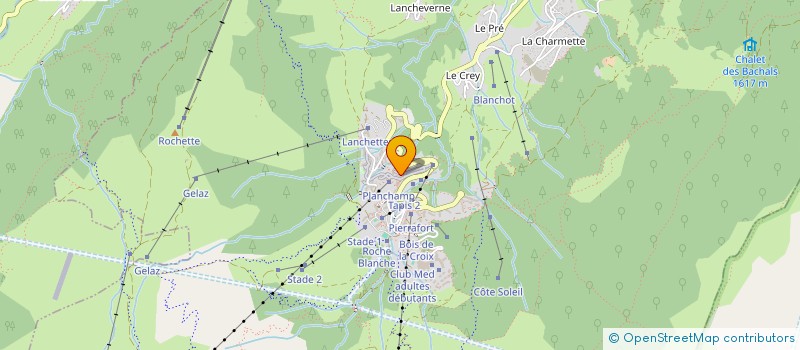 localisation de l'entreprise LE NIELARD  LES AVANCHERS-VALMOREL