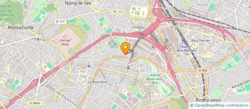 localisation de l'entreprise LE NIGHT'IZ à NOISY-LE-SEC