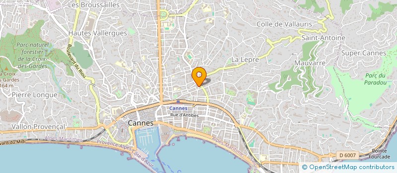 localisation de l'entreprise LE NIGHT MARKET à CANNES