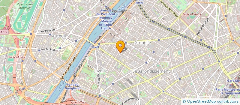 localisation de l'entreprise LE NIL  PARIS