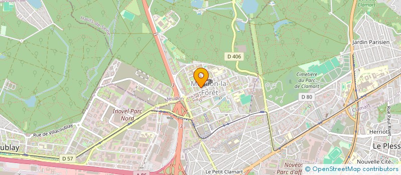 localisation de l'entreprise LE NIL  MEUDON