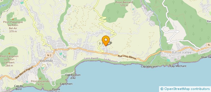 localisation de l'entreprise LE NIRVANA HOME  SAINT-JOSEPH