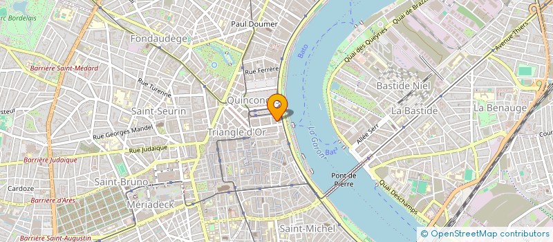 localisation de l'entreprise LE NIZAM à BORDEAUX