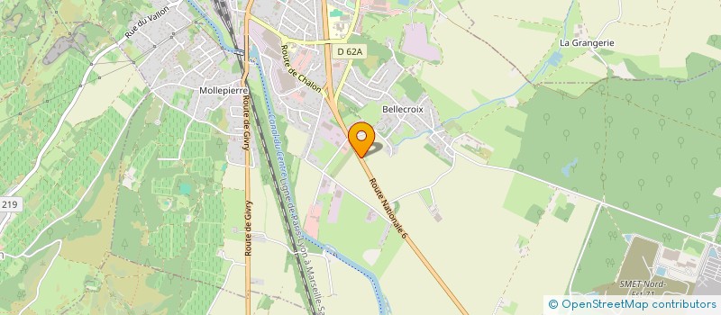 localisation de l'entreprise LE NN6  CHAGNY