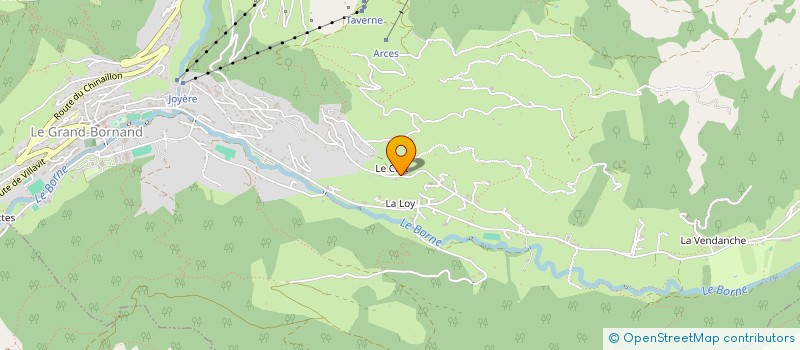 localisation de l'entreprise LE NOBEL  LE GRAND-BORNAND