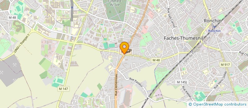 localisation de l'entreprise LE NOBLE BARBER  WATTIGNIES