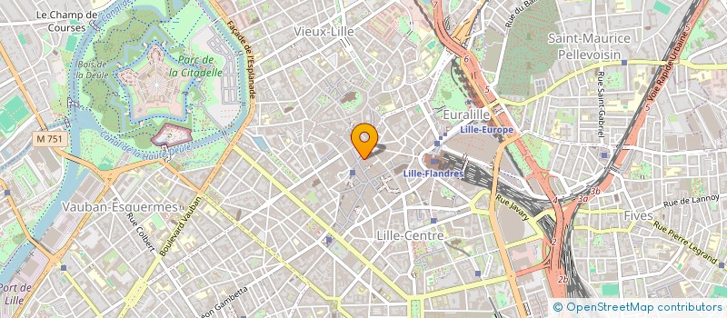 localisation de l'entreprise LE NOEL DES DESHERITES à LILLE
