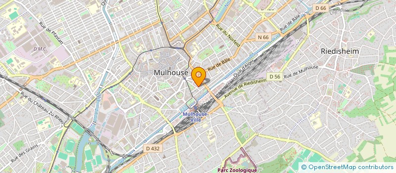 localisation de l'entreprise LE NOIRMONT  MULHOUSE