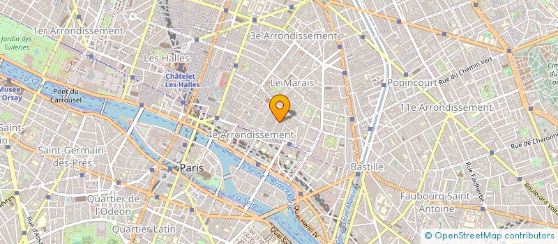 localisation de l'entreprise LE NOM à PARIS