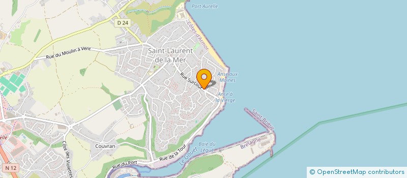 localisation de l'entreprise LE NOM DE LA ROSE  PLERIN