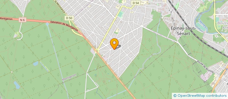 localisation de l'entreprise LE NOM DES GENS  BRUNOY