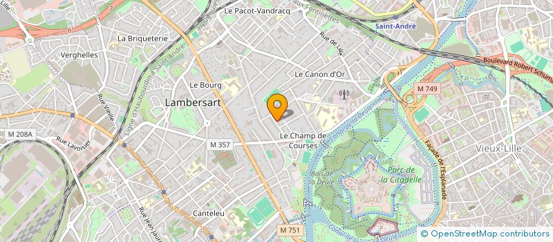localisation de l'entreprise LE NOM M'ECHAPPE à LAMBERSART