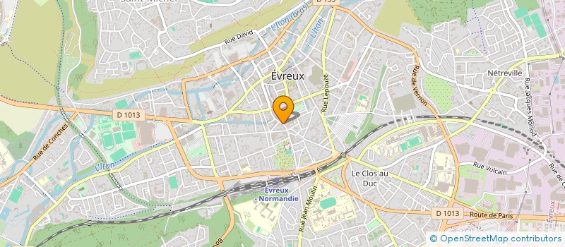 localisation de l'entreprise LE NOMADE  EVREUX