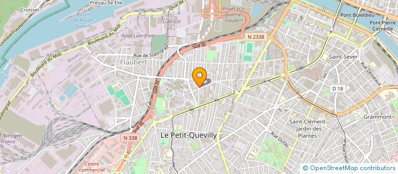 localisation de l'entreprise LE NOMADE SARL à LE PETIT-QUEVILLY