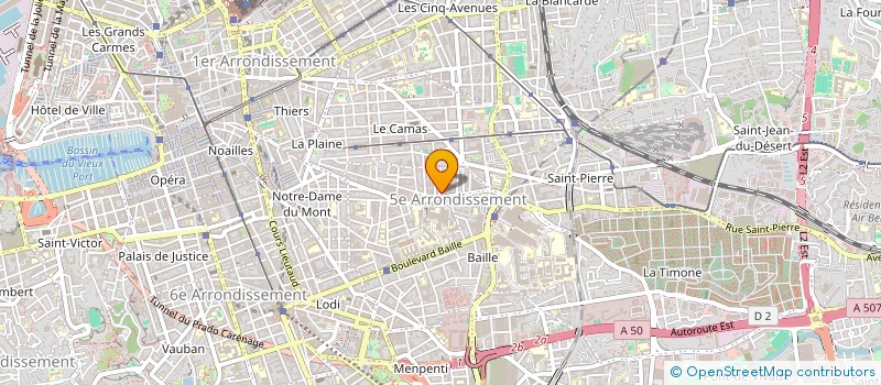 localisation de l'entreprise LE NOMADE VILLAGE à MARSEILLE