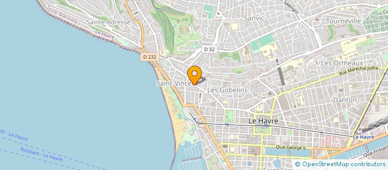 localisation de l'entreprise LE NOMAX à LE HAVRE