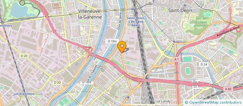 localisation de l'entreprise LE NORD TRANSPORTS à SAINT-DENIS