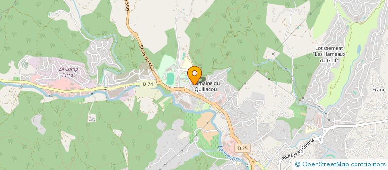 localisation de l'entreprise LE NORMAND à SAINTE-MAXIME
