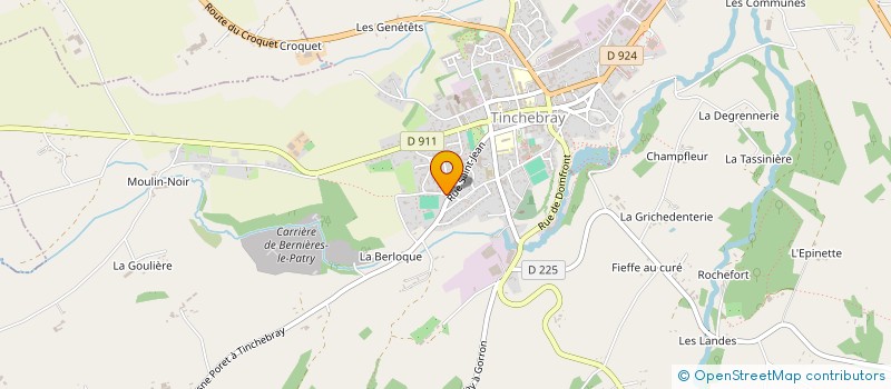 localisation de l'entreprise LE NORMANDY à TINCHEBRAY-BOCAGE