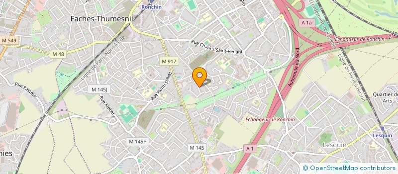 localisation de l'entreprise LE NOTEBART  RONCHIN