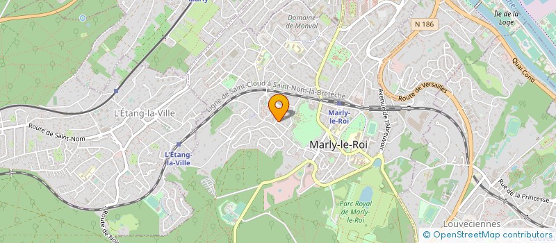localisation de l'entreprise LE NOTRE  MARLY-LE-ROI