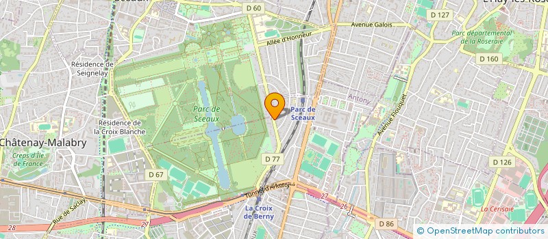 localisation de l'entreprise LE NOTRE à ANTONY