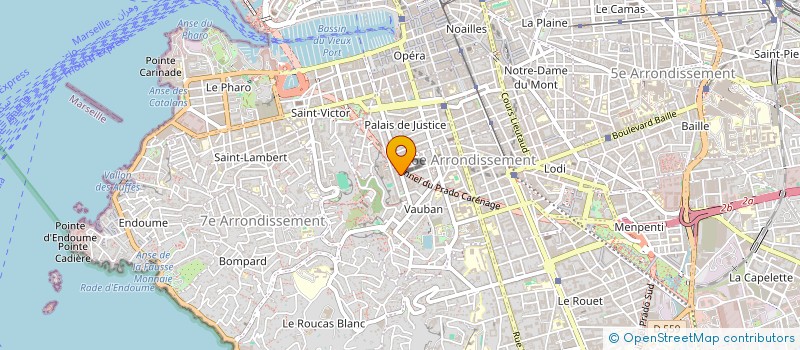 localisation de l'entreprise LE NOTRE DAME à MARSEILLE