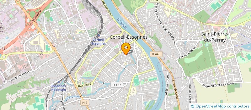 localisation de l'entreprise LE NOTRE DECORATEUR à CORBEIL-ESSONNES