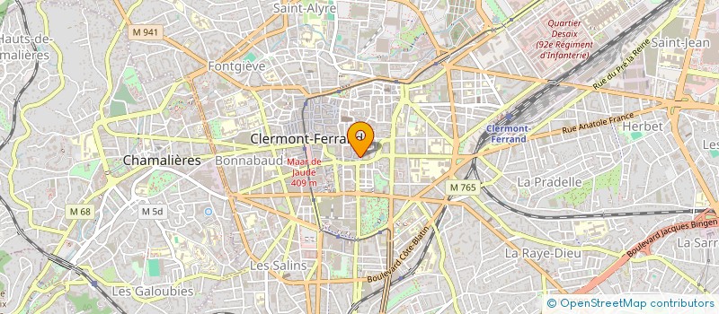 localisation de l'entreprise LE NOUGAT DES ARTS  CLERMONT-FERRAND