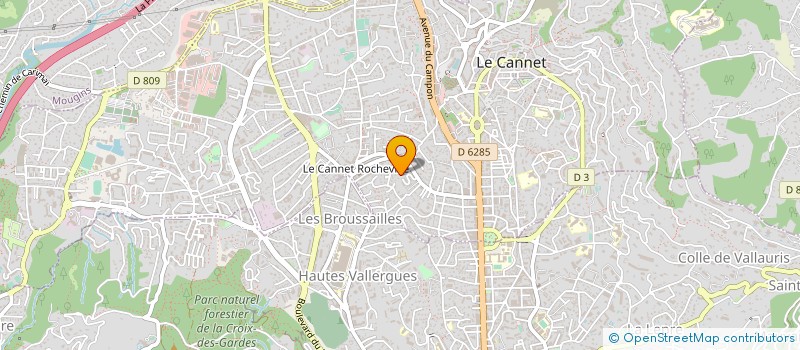 localisation de l'entreprise LE NOUMENE à LE CANNET