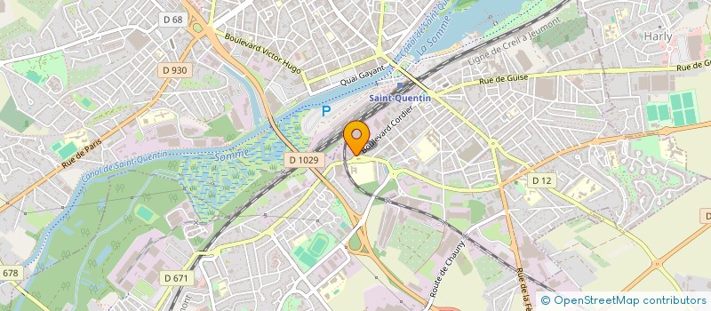 localisation de l'entreprise LE NOUVEAU BISTROT à SAINT-QUENTIN
