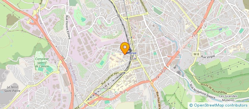 localisation de l'entreprise LE NOUVEAU BISTROT  SAINT-ETIENNE