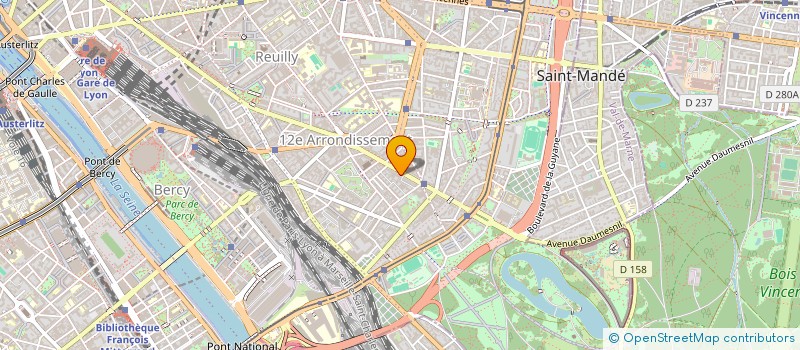 localisation de l'entreprise LE NOUVEAU DAUMESNIL à PARIS