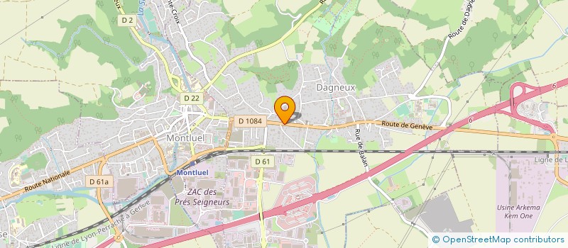 localisation de l'entreprise LE NOUVEAU GARAGE MONTLUEL - LA BOISSE à LA BOISSE