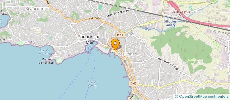 localisation de l'entreprise LE NOUVEAU GRAND LARGE à SIX-FOURS-LES-PLAGES