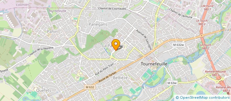 localisation de l'entreprise LE NOUVEAU GRENIER à TOURNEFEUILLE