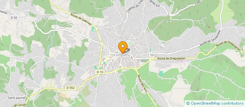 localisation de l'entreprise LE NOUVEAU GRILLON à LORGUES