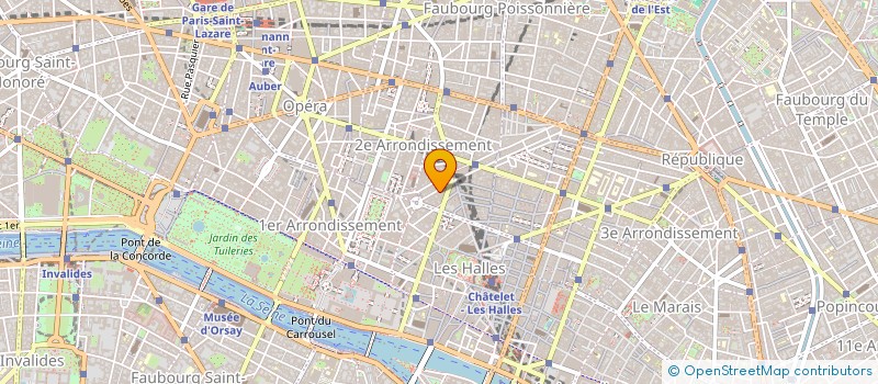 localisation de l'entreprise LE NOUVEAU MAGAZINE PENSEES ET LITTERAIRE  PARIS