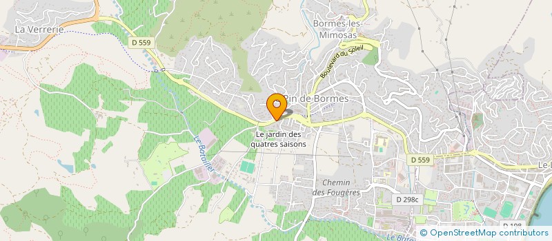 localisation de l'entreprise LE NOUVEAU MARTAGON à BORMES-LES-MIMOSAS