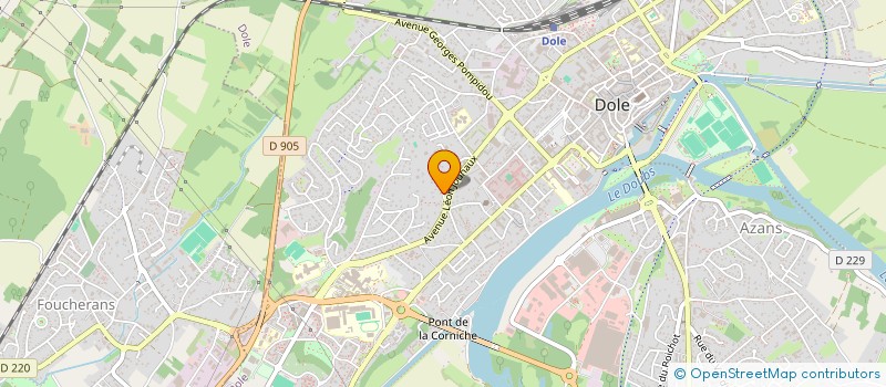 localisation de l'entreprise LE NOUVEAU MONDE à DOLE