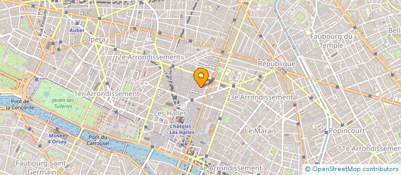 localisation de l'entreprise LE NOUVEAU MONDE  PARIS