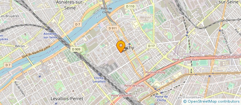 localisation de l'entreprise LE NOUVEAU PEKIN à CLICHY