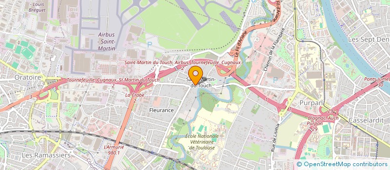 localisation de l'entreprise LE NOUVEAU PROGRES à TOULOUSE