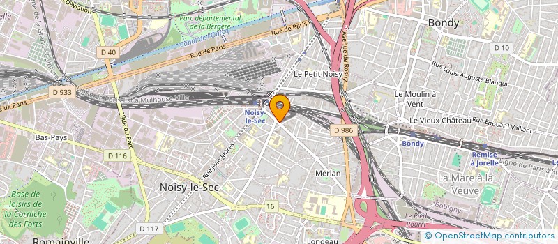 localisation de l'entreprise LE NOUVEAU QG à NOISY-LE-SEC