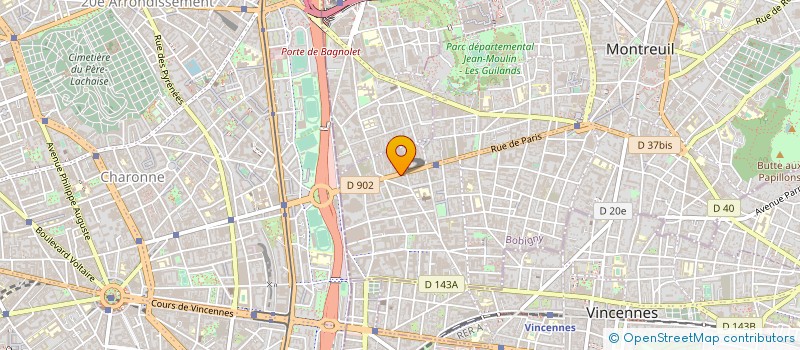 localisation de l'entreprise LE NOUVEAU SHANGHAI à MONTREUIL