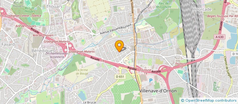localisation de l'entreprise LE NOUVEAU SIECLE IMMOBILER à VILLENAVE-D'ORNON