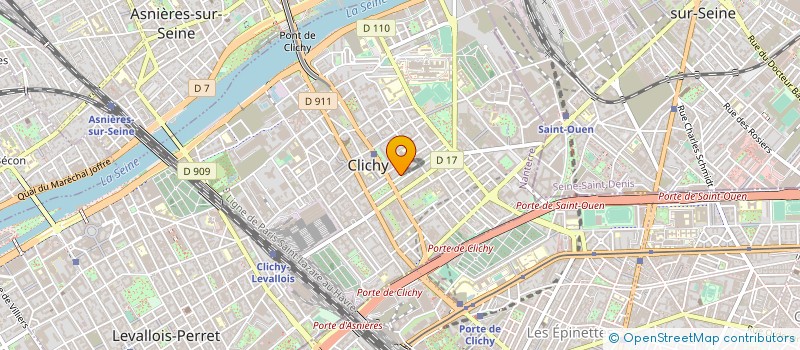 localisation de l'entreprise LE NOUVEAU SOUFFLE  CLICHY