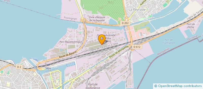 localisation de l'entreprise LE NOUVEAU SQUAT à SETE